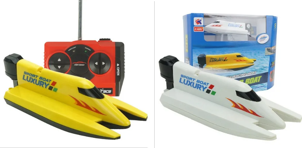 

RC Racing Boats speed boat remote control speedboat Gift for children boys sea beach toys summer water toys