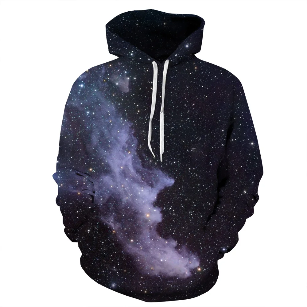 

MKASS Hot Series Space Galaxy Sweatshirt Hoodies 3D Print Hip Hop Coats Casual Sweat Shirt Men Women Hooded Tops Plus Size