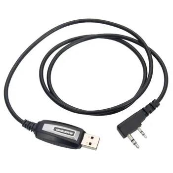 

2Pin Radio USB Programming Cable+ Driver CD For Walkie Talkie Baofeng UV-5RE UV-5R 888S UV-82 Two Way Radio Cable For Win7 Win10