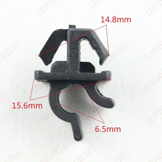 472 Prop Rod Support Clip Retainer Fastener Black Plastic cover Hood Prop Rod Trim Clips