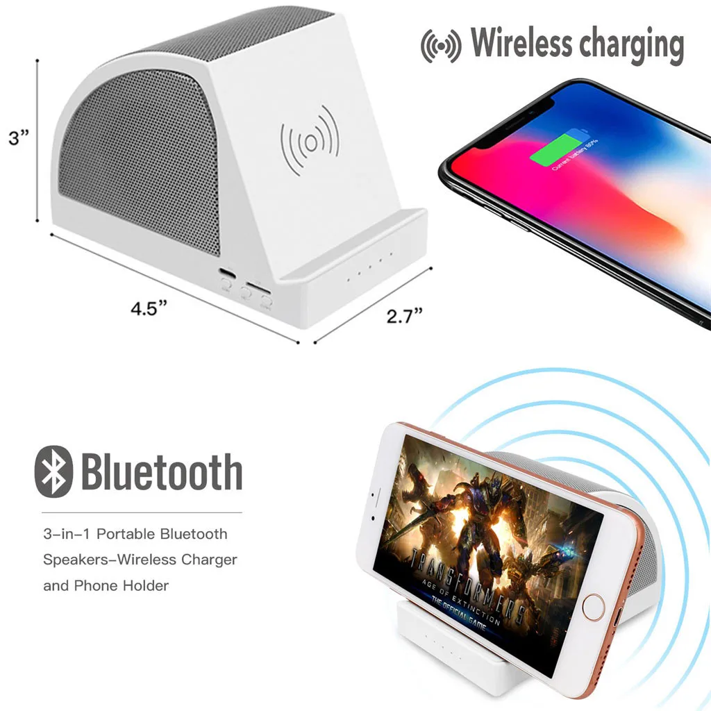Bluetooth динамик HIPERDEL беспроводной порт подставка для мобильного телефона