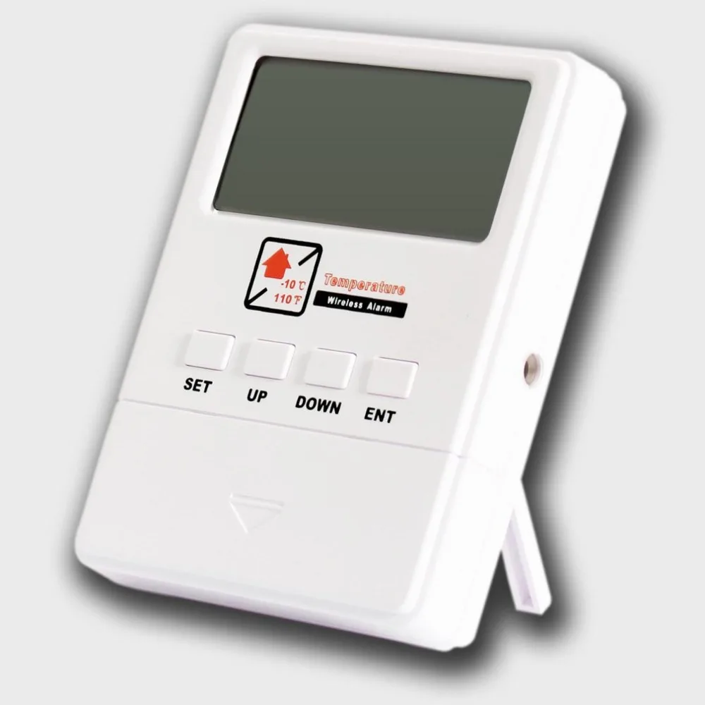 

Portable Temperature Detector 433MHz Wireless With LCD Screen Real-time Display For Home Burglar Alarm System