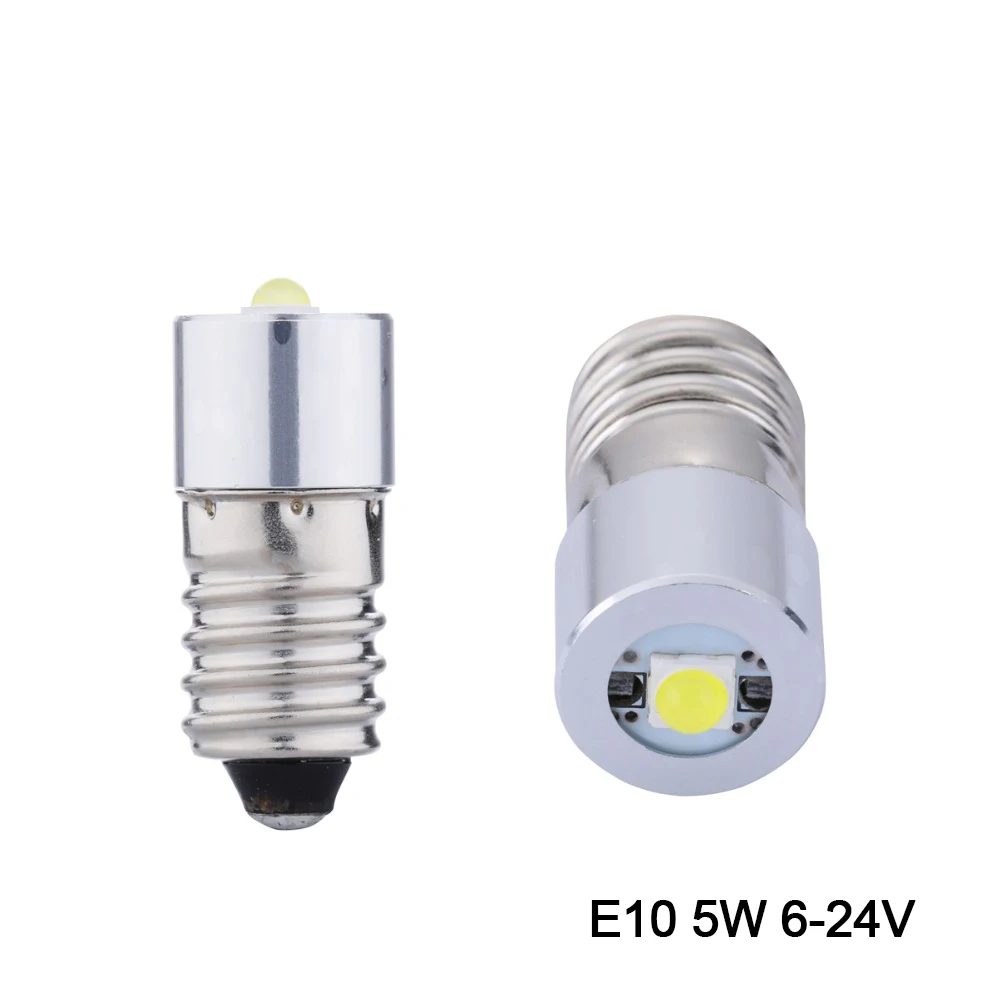 E10 3W 624V LED Flashlight Bulb Replacement Part Conversion Kit Bulbs For Maglite 320 Cells C