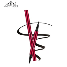 Долговечная мягкая жидкая кисть для подводки глаз с двойной головкой