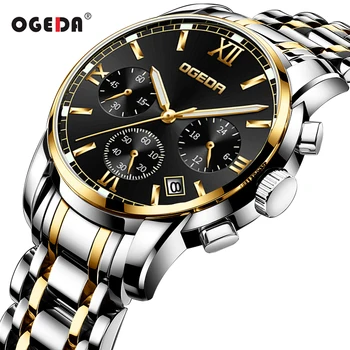 

Watches Men 2019 OGEDA Top Brand Men Sport Watches Men Quartz Clock Man Casual Business Waterproof Wrist Watch relogio masculino