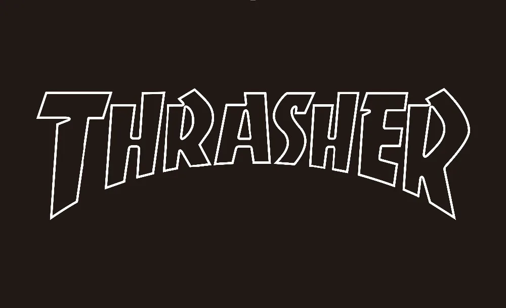 90*150 см, футболка с надписью «THRASHER» флаг