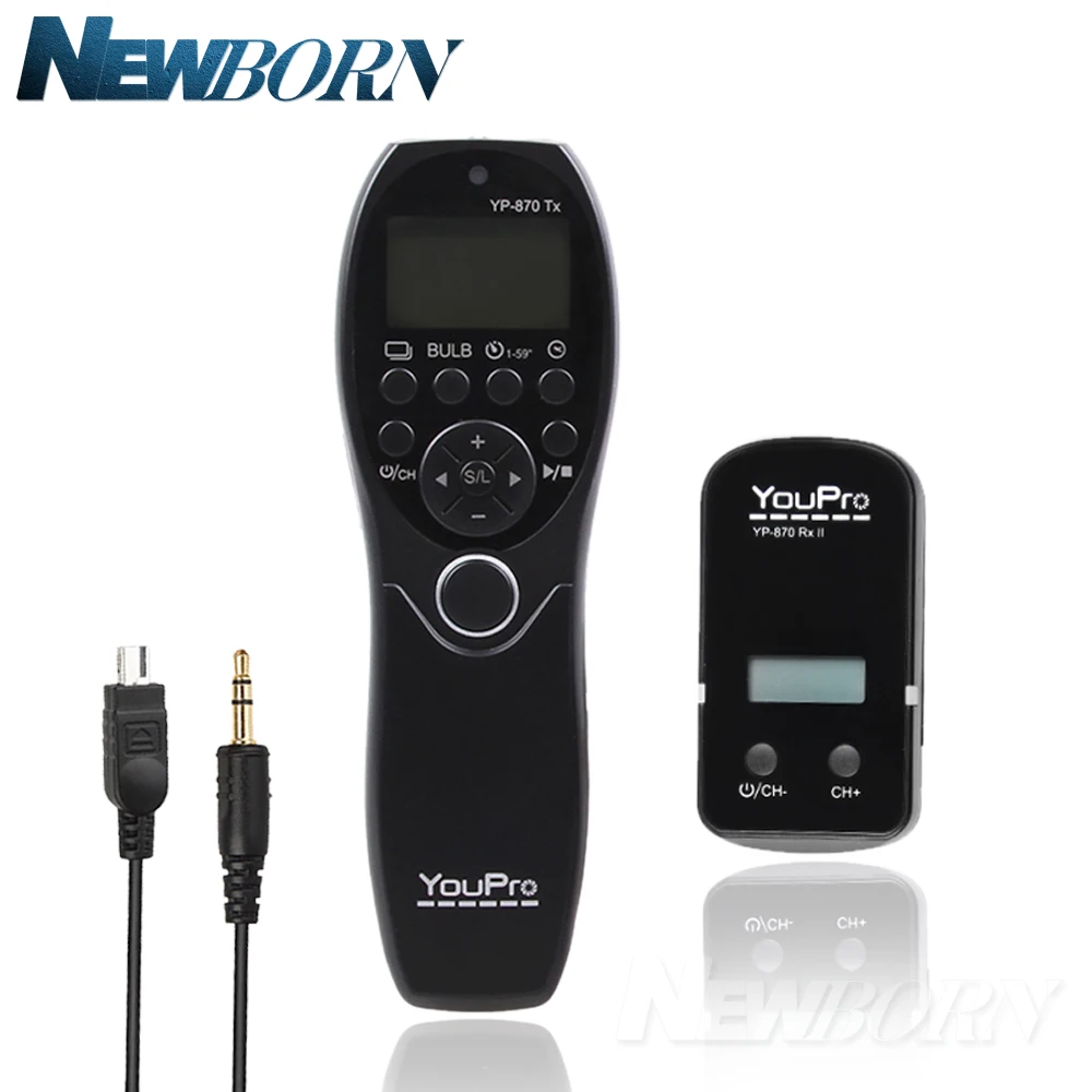 Беспроводной пульт дистанционного управления спуска затвора YouPro YP-870II MC-DC2 для Nikon