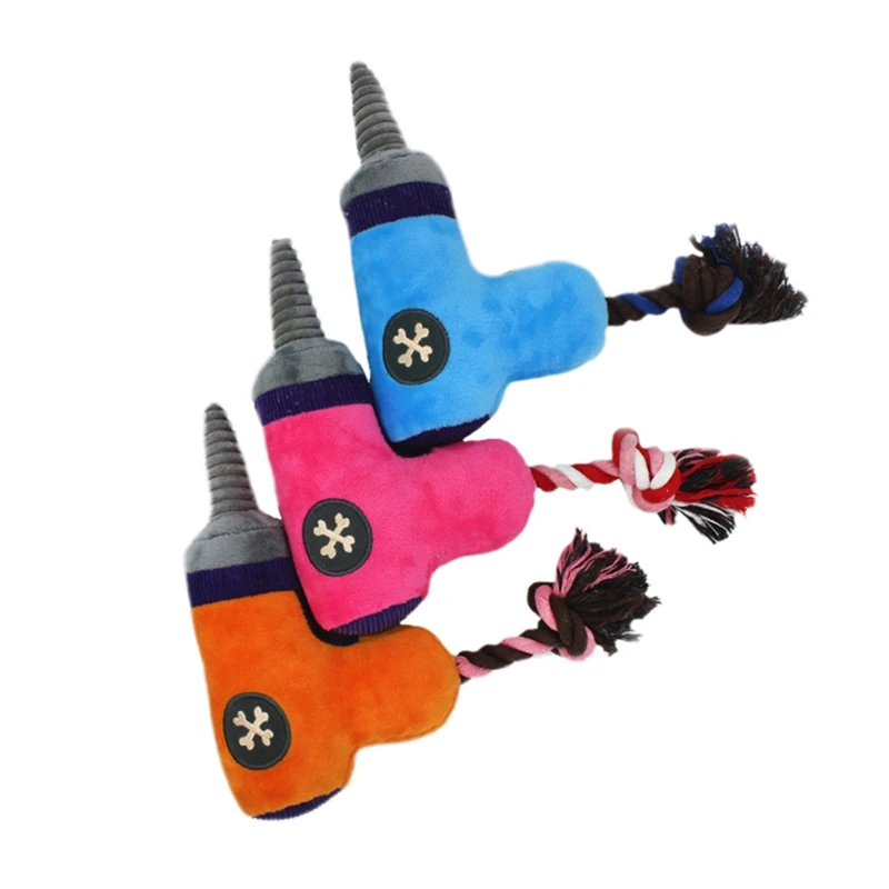 

Cute Dog Toy Pet Soft Toy Polar Squeezer Sound Cats Bite Resistant Cotton Rope Dog Toys Shrilling Decompression Tool Pet