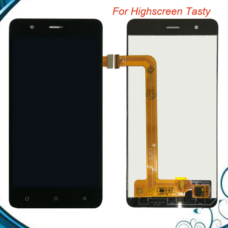 Для Highscreen Tasty LCD дисплей + сенсорный экран 100% протестированный дигитайзер сборка