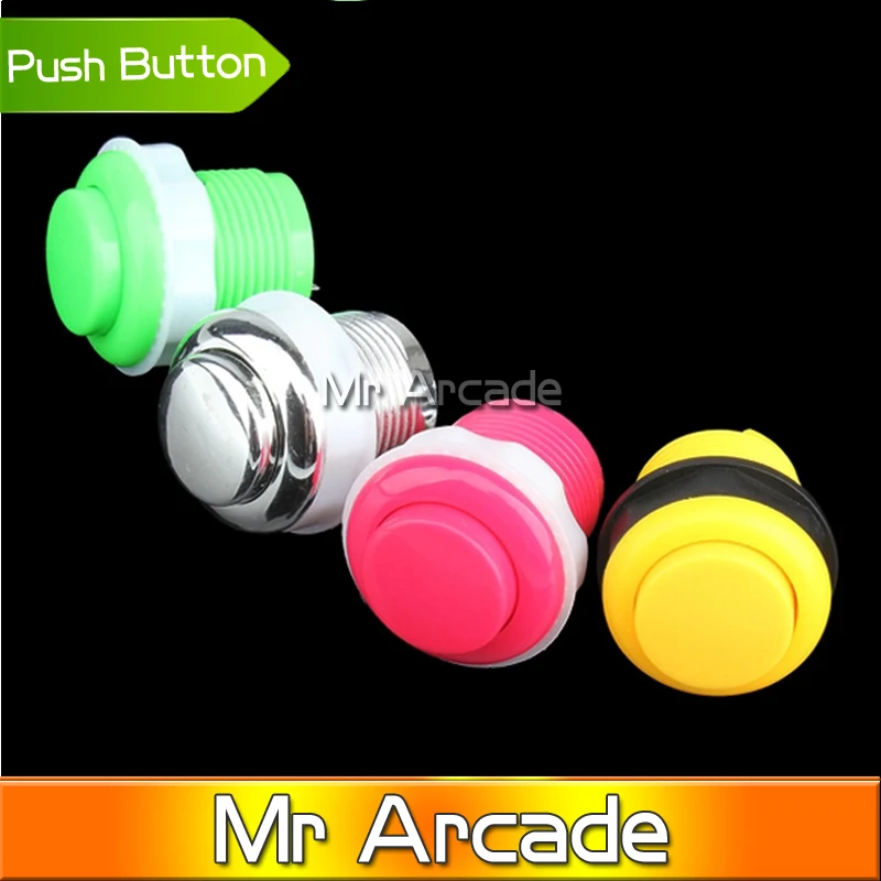 

24mm Arcade Push Buttons Mame Multicade Arcade Push button Colors 24 mm