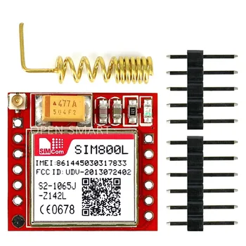 

SIM800L Quad-band Network GPRS GSM Breakout Module + 3G 3DBI Spring Antenna