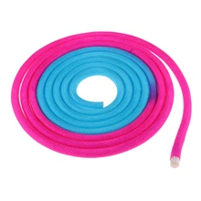 Радужная цветная художественная гимнастическая веревка для упражнений фитнес-Спортивная тренировочная веревка скакалки спортивное оборудование для фитнеса