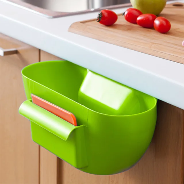 Special Offers Convenient Kitchen Cabinet Trash Storage Box Organizers Garbage Holder Hot Sale Portable #74823