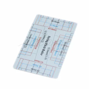 

String Action Gauge Ruler Guide Setup Measuring Luthier for Bass Electric Guitar