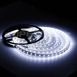 SuperNight 7020 SMD холодный белый светодиодные ленты огни 5 м светодио дный 60 led s/m DC 12 В в гибкие клейкие ленты свет супер яркость лампы Группа чем 5050