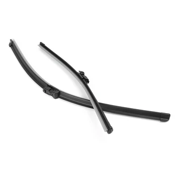 

24"+18" Front Windshield Wiper Blades Bracketless for For Volkswagen Touran 2010 2011 2012 2013 2014 2015 2016