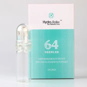 

Dropshipping Titanium needle Gold TipsHydra Roller Roller Bottle for Hyaluronic Acid Skin care Essence
