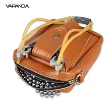 Vapanda охотничьи рогатки шары чехол из натуральной кожи катапульта патроны Чехол карманный мешок кошелек