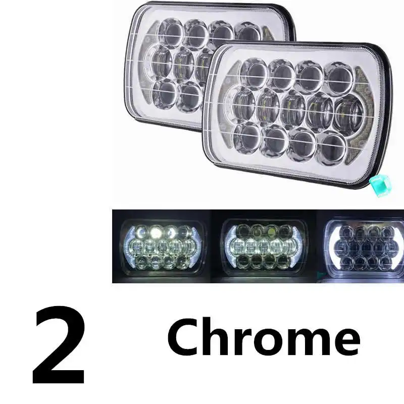 For Jeep Cherokee XJ 1984 to 2001 lamps 5x7  INCH led truck front headlight 6x7Inch square LED headlamp daymaker for jeep XJ.FjpFgF.Fjpg_