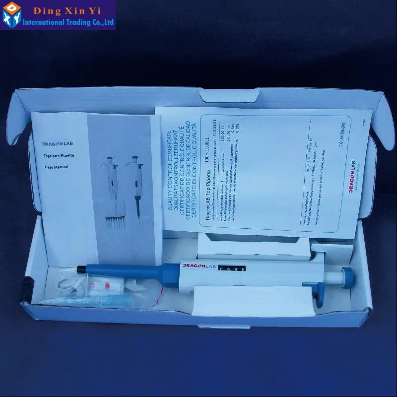 All size DLab Single-channel Manual Adjustable Volume Mechanical Pipette-TopPette Dragon lab Pipettor Pipet