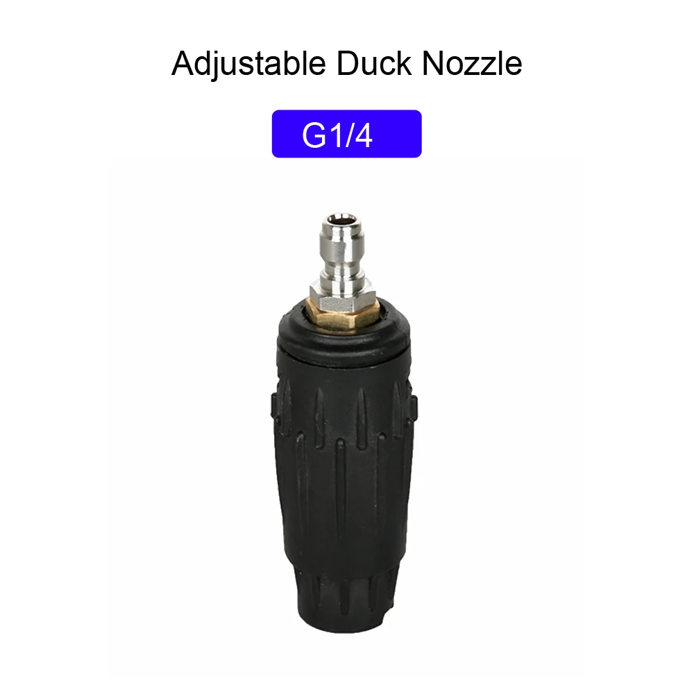 Lavadora de Carros Ajustável Duck Bico Pulverizador Variável g1 - 4 Conexão Rápida Alta Pressão Arruela Limpeza Acessórios Cidade Lobo 3 Lavadora automotiva