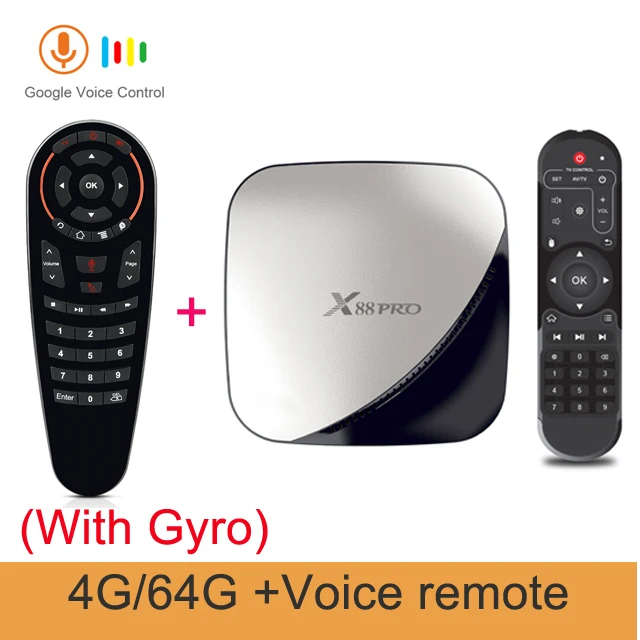 X88 pro Android 9,0 Smart HD TV box 2/4 GB Оперативная память RK3318 Quad core 2,4G& 5G двухъядерный процессор Wi-Fi медиа-плеер поддерживает YouTube HD Ott Декодер каналов кабельного телевидения - Цвет: 4G64G add G30