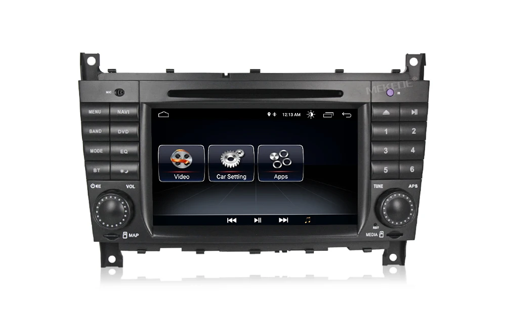 Top 7inch 2din android 8.1 system car dvd player gps navigation car radio for Benz C Class W203/AMG C55 /AMG C63/CLK Class W209 11
