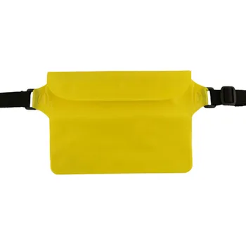 

1PCS Women PVC Waterproof Waist Bag Candy Colors Pouch Bag Case With Waist Strap For Beach Boating 4 Colors