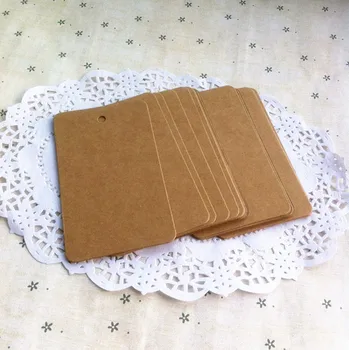 

4x7cm Blank Kraft Paper Gift Tags