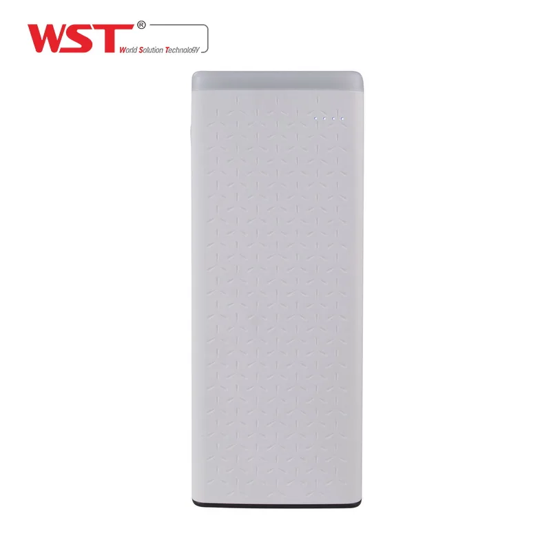 WST бренд power Bank 16000 мАч большой емкости Внешние аккумуляторы для мобильного освещения дизайн Quick Charge power bank - Цвет: White