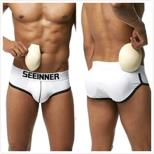 Бюстгальтер пуш-ап, нижнее белье для мужчин, хлопок, невидимый лифтинг, Утягивающие трусы, нижнее белье, Корректирующее белье для мужчин, трусы Fajas Modeladoras, новинка