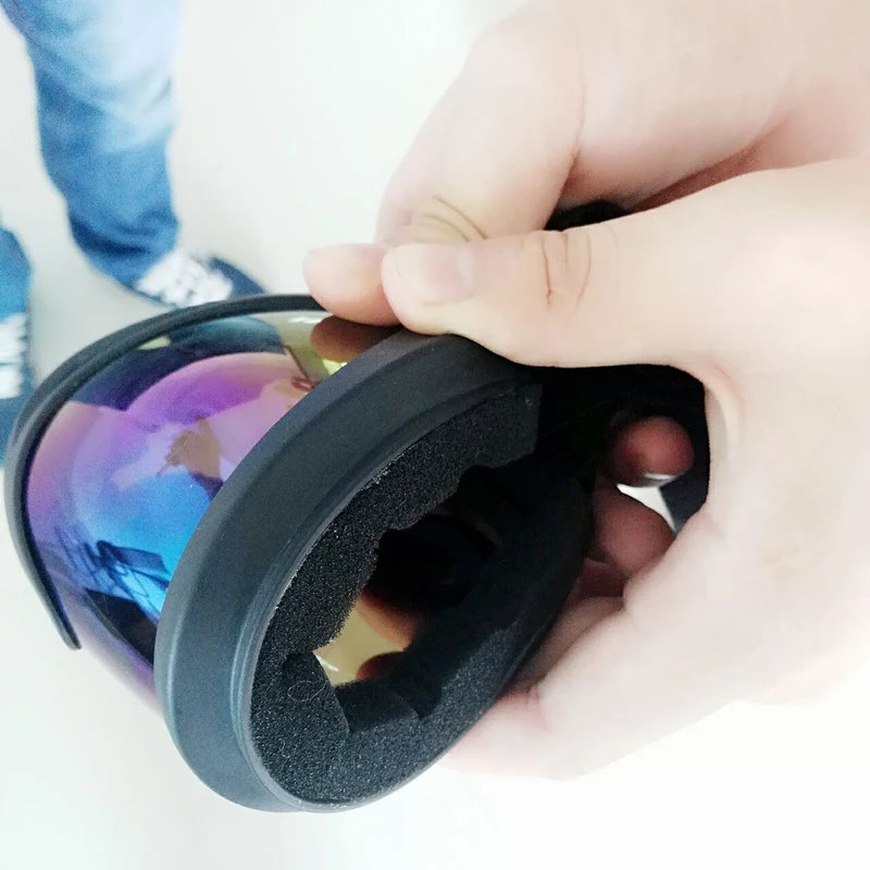 الشتاء نظارات تزلج على الجليد في الهواء الطلق الرياضة Anti-UV400 يندبروف القفز بالمظلات نظارات الثلوج للجنسين المهنية تزلج قناع للتزلج