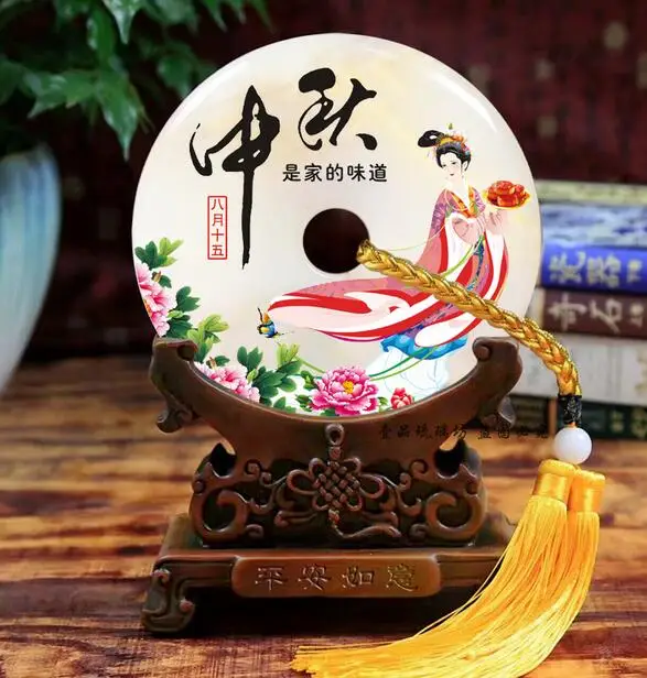 

huahaoyueyuan Safe buckle jade ornaments business gifts custom