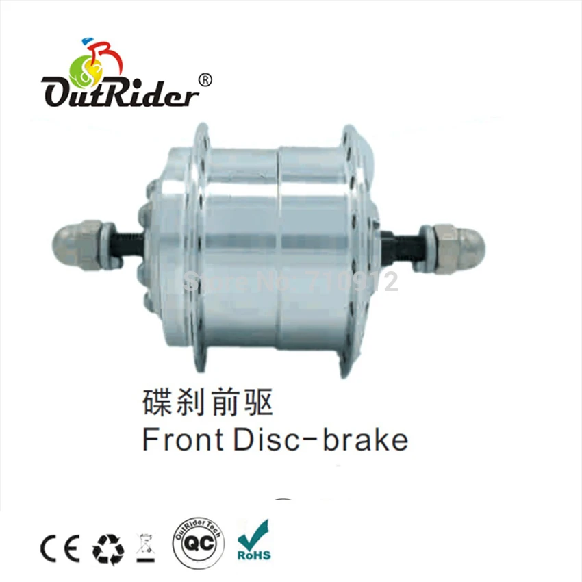 Outrider Super Mini Hall DC мотор 36 в 250 Вт передний дисковый тормоз электрический велосипед