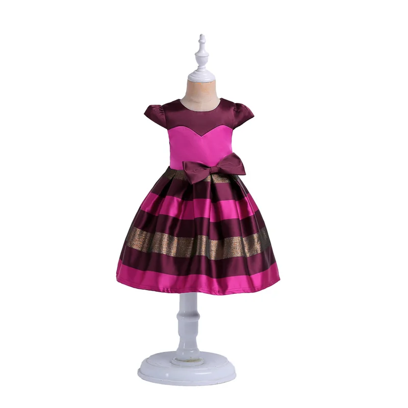 New Striped Girls Dress Party Prom Gowns Wedding Birthday Outfits Vestidos Infantil Princess Dress Up Costume Girls Clothing New Striped Girls Dress Party Prom Gowns Wedding Birthday Outfits Vestidos Infantil Princess Dress Up Costume Girls Clothing