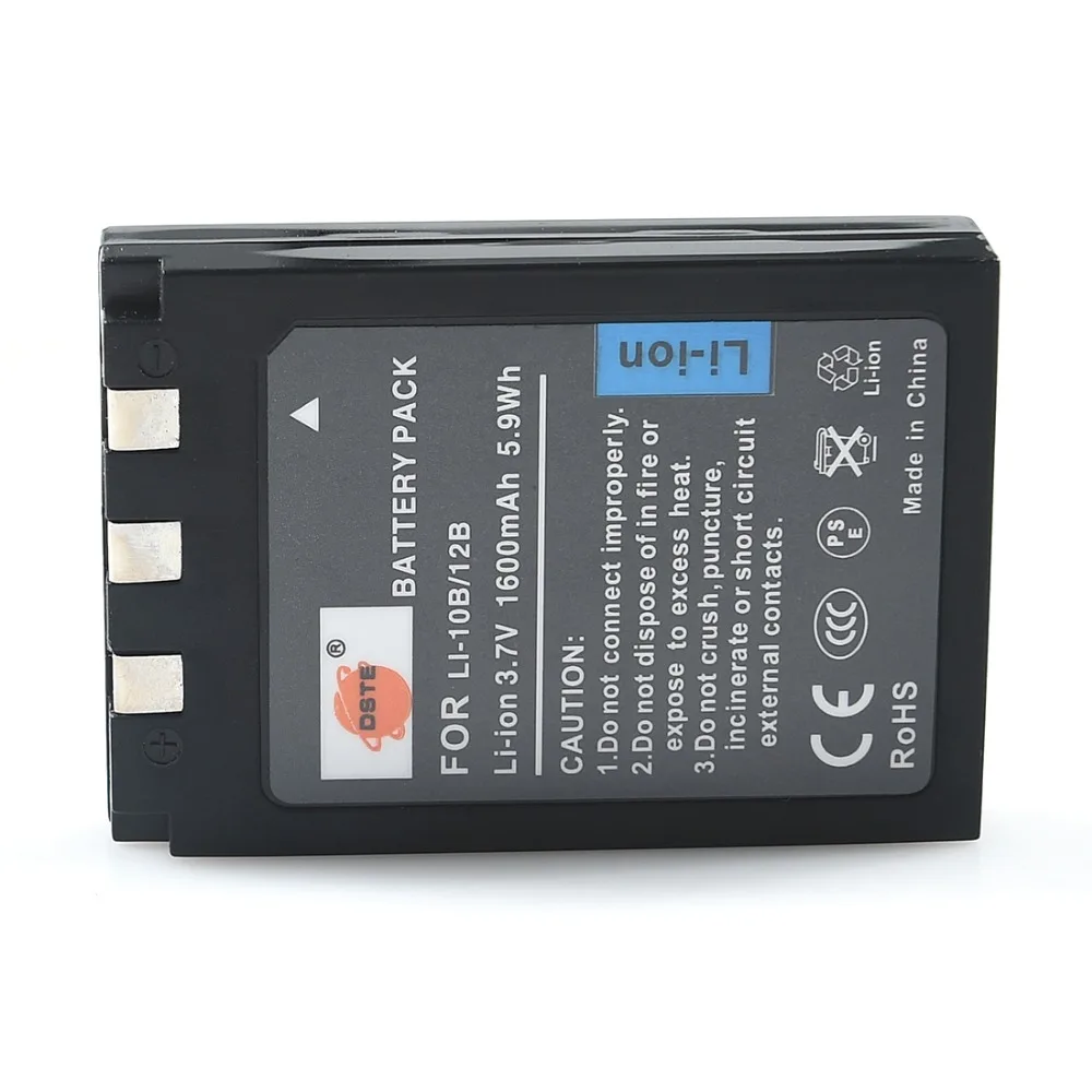 DSTE 3 шт LI-10B литий-ионный Батарея с USB зарядка для Olympus IR-500 Stylus 1000 300 400 410 500 600 800 Камера