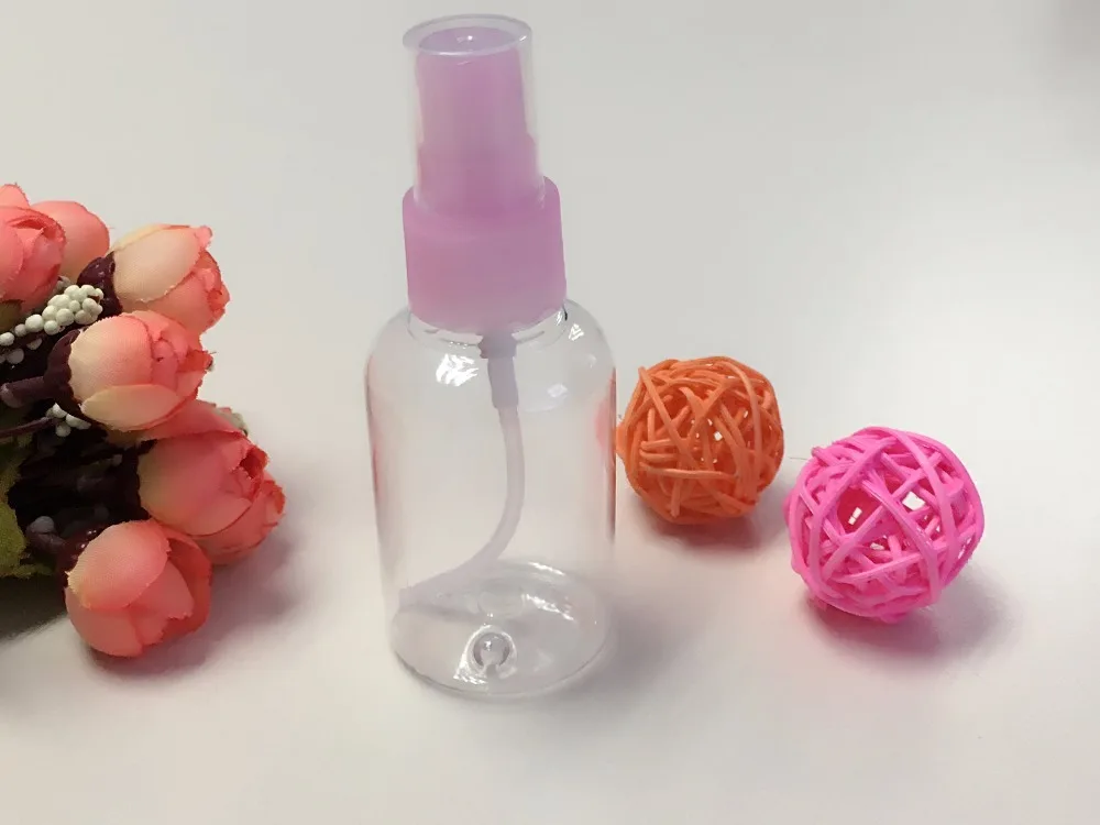 

Plastic Transparent Small Empty Spray Bottle For Make Up And Skin Care Refillable Random Color 1PCS 10/15/20/ 25/30/40/50/75ml