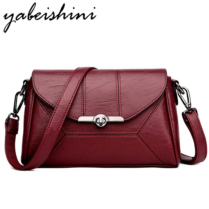 

YABEISHIN Women Shoulder Soft Bags Luxury Handbag Women Bags Sac A Main Small Square Package Famous Brand Designer Crossbody Bag