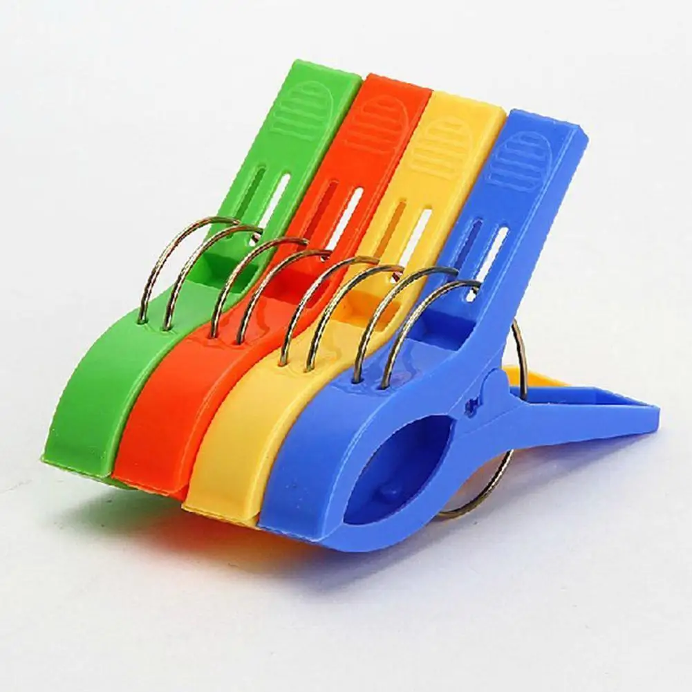 

TPFOCUS 4Pcs/Set Large Laundry Clips for Cotton Quilt Clothes Curtain