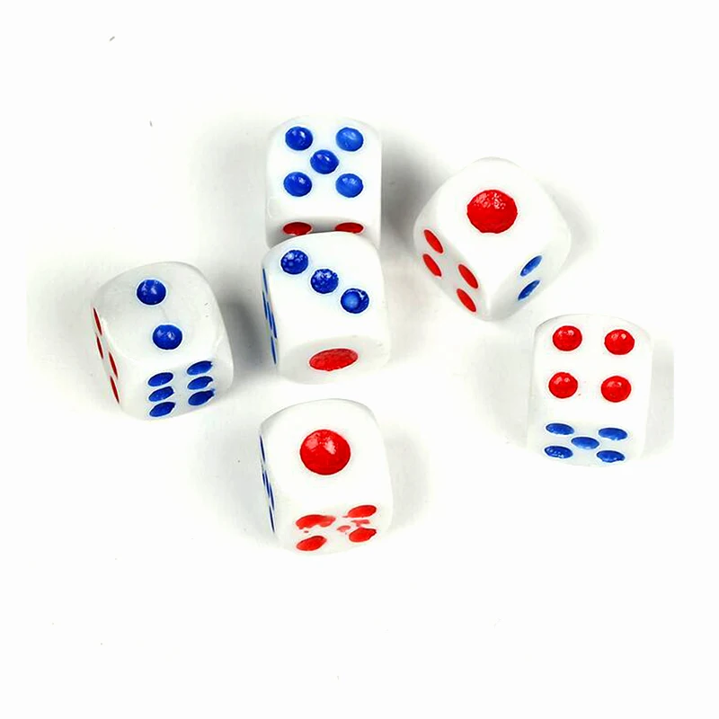 Супер фокус с кубиками Прогнозирование кубики Стандартный Игральный кубик шесть предсказание кости коробке 6 умереть флэш-изменение