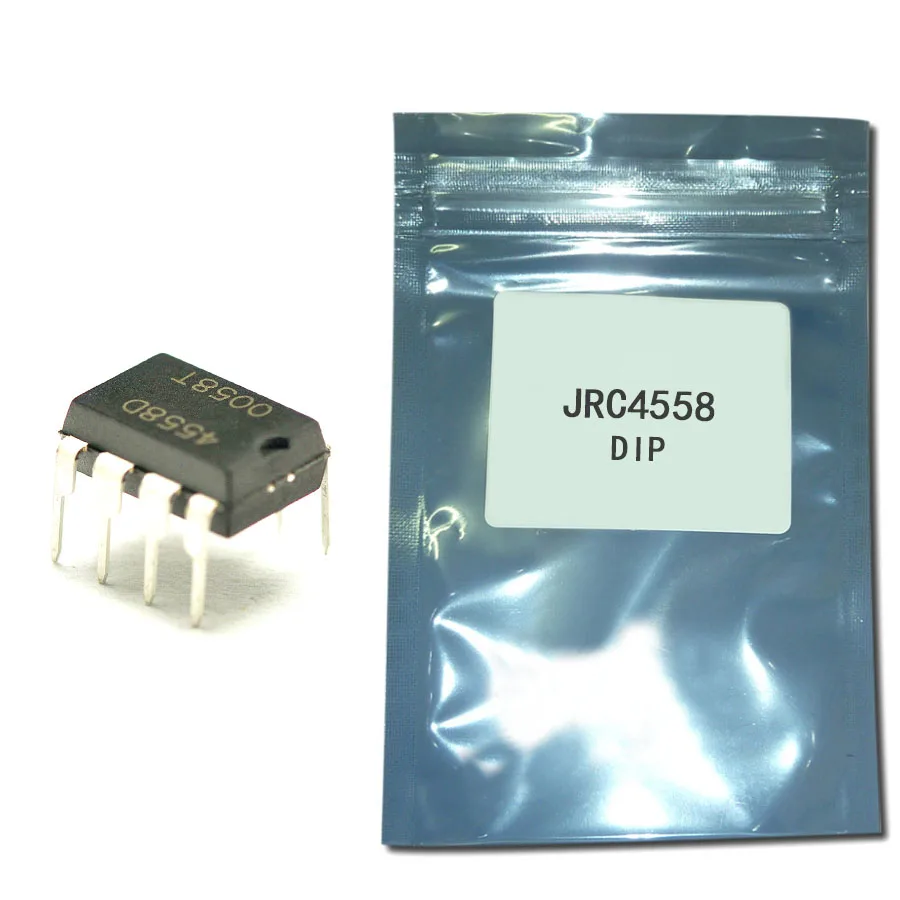 

5PCS JRC4558D DIP8 NJM4558D 4558 OP Amp Dual GP 18V 3MHZ new and original IC