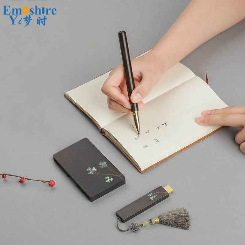 Notepad 16 Gb Usb Flash Drives Business Card Holder Roller Ball