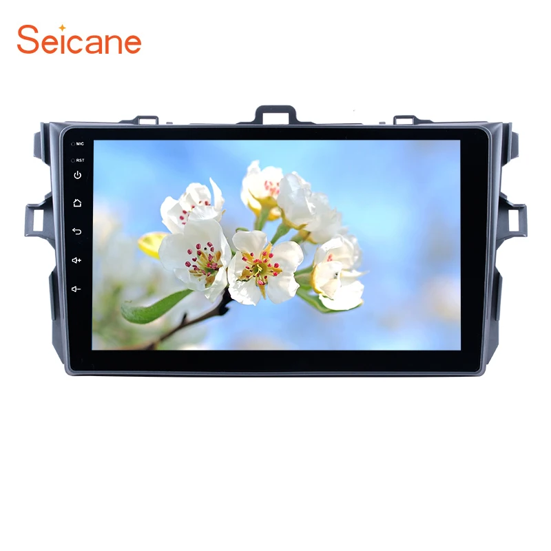 

Seicane for 2006-2012 Toyota Corolla Car GPS Head Unit 9" 2DIN Android 6.0 Navi Player with WiFi Radio Bluetooth Mirror Link