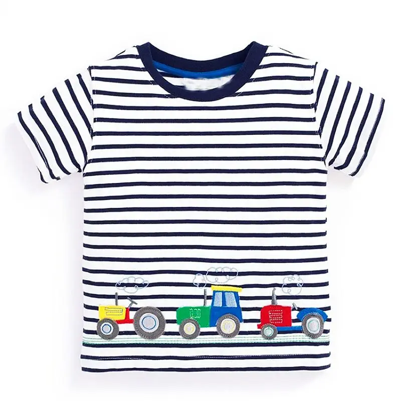 Boys Tops Summer 2018 Brand Children T shirts Boys Clothes Kids Tee Shirt Fille 100% Cotton Character Print Baby Boy Clothing