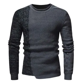 

2018 New Autumn Winter Mens Pullover Sweaters Cotton Casual O Neck Sweater Jumpers Thin Male Knitwear Jumpers Top M-2XL