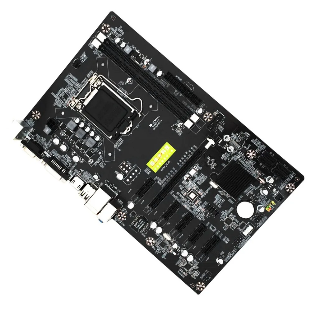 H81 PRO BTC материнская плата 6-GPU Ферма для майнинга LGA1150 Процессор DDR3 Тип памяти высокого Скорость USB3.0 Порты компьютер PC материнская плата