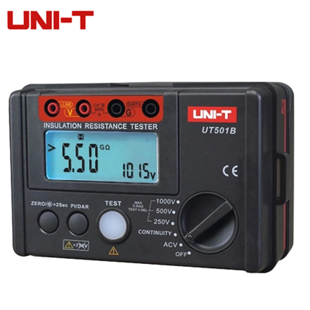

UT501B Digital Insulation Resistance Tester WIth LCD Backlight Earth Tester Megger