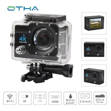 4K Action Camera 1080@60FPS Full HD Sports Video Camera Wifi 30M Waterproof 2.0inch LCD Go Helmet Pro Camera Fotografica Cam