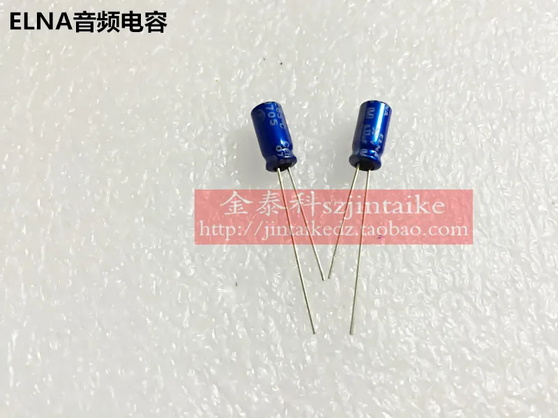 

2018 hot sale 30PCS/50PCS audio capacitors 50V0.33UF 5X11 RE3 blue robe 85 degrees ELNA electrolytic capacitors free shipping