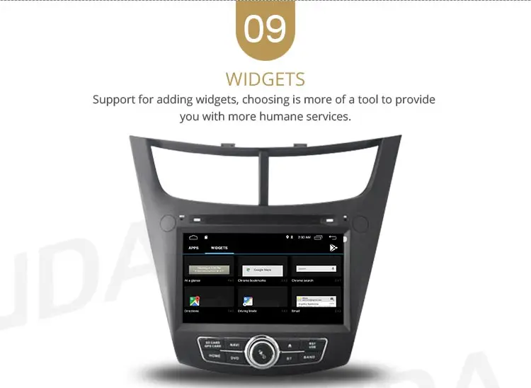Sale LJDA 2 Din Car Radio Android 9.1 Car DVD Player For CHEVROLET SALT 2014 2015 GPS Navigation Stereo WIFI Multimedia IPS Canbus 11